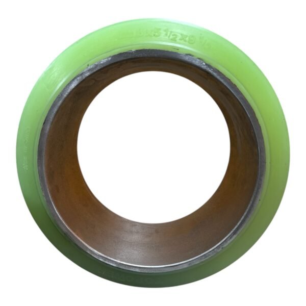 LLANTA 13X5 1/2 X9 1/2 POLY VERDE TOPOWER