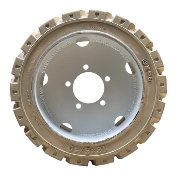 LLANTA 16X5 JLG 4520176 CON RIN TRACCIÓN SÓLIDA CLEAN