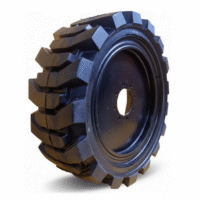 LLANTA SÓLIDA 36X14-24 PARA MINICARGADOR CON RIN NEGRA TOPOWER