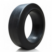 LLANTA SÓLIDA 10X4X6 1/2 LISA NEGRA NUMA