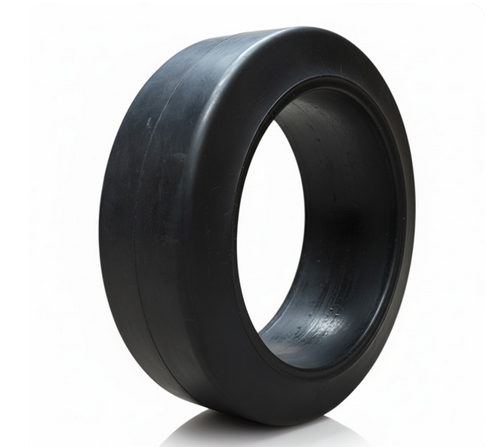 LLANTA SÓLIDA 10X4X6 1/2 LISA NEGRA NUMA